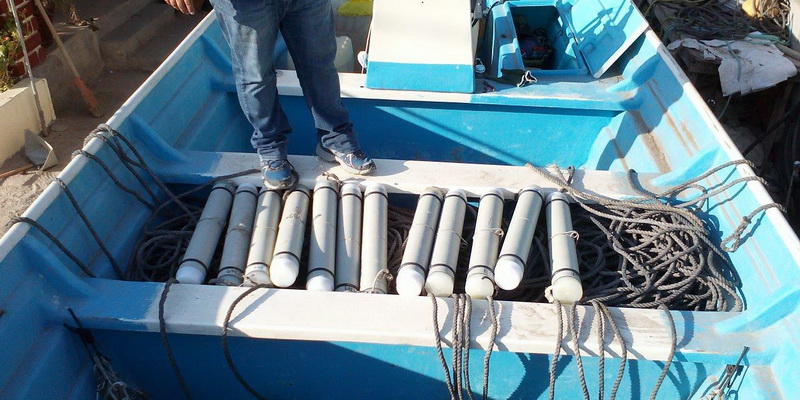 Hydrophones used for acoustic monitoring (© WWF-Mexico)